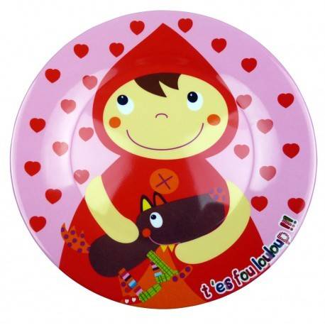 Assiette Chaperon Rouge